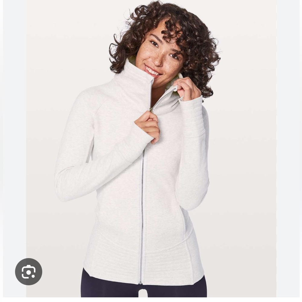 lululemon athletica Radiant Jacket II Heathered White